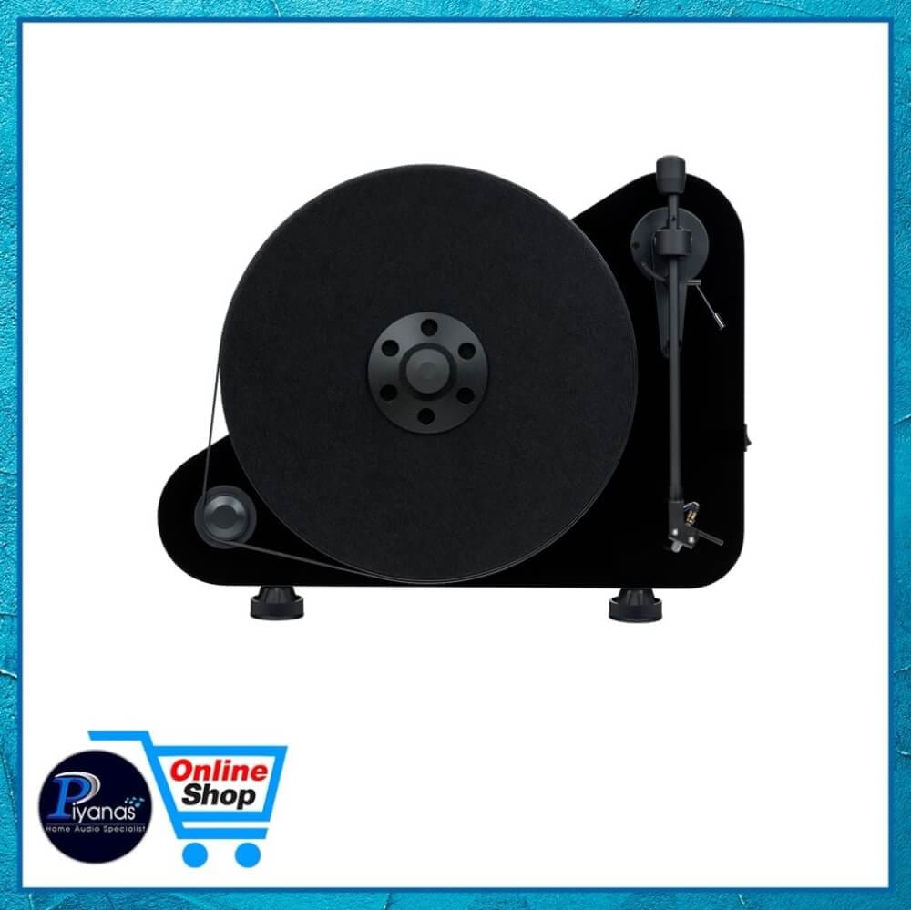 เครื่องเล่นแผ่นเสียง PROJECT :VT-E BT (พร้อมหัวเข็ม ORTOFON รุ่น OM5E) (สีดำเงา)